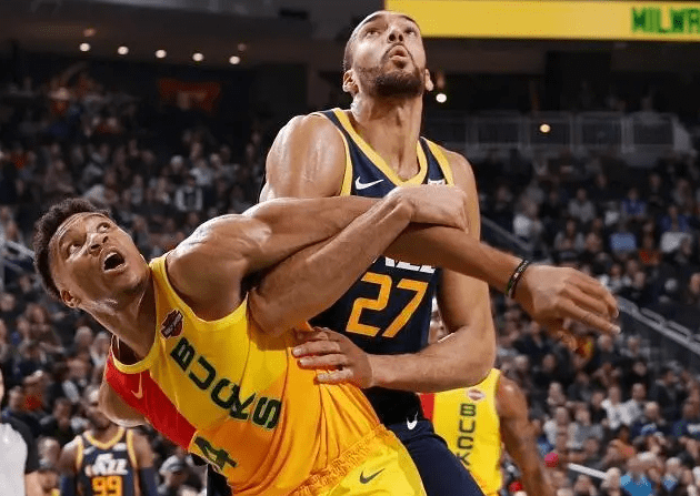  戈贝尔盖帽盛宴森林狼力克爵士